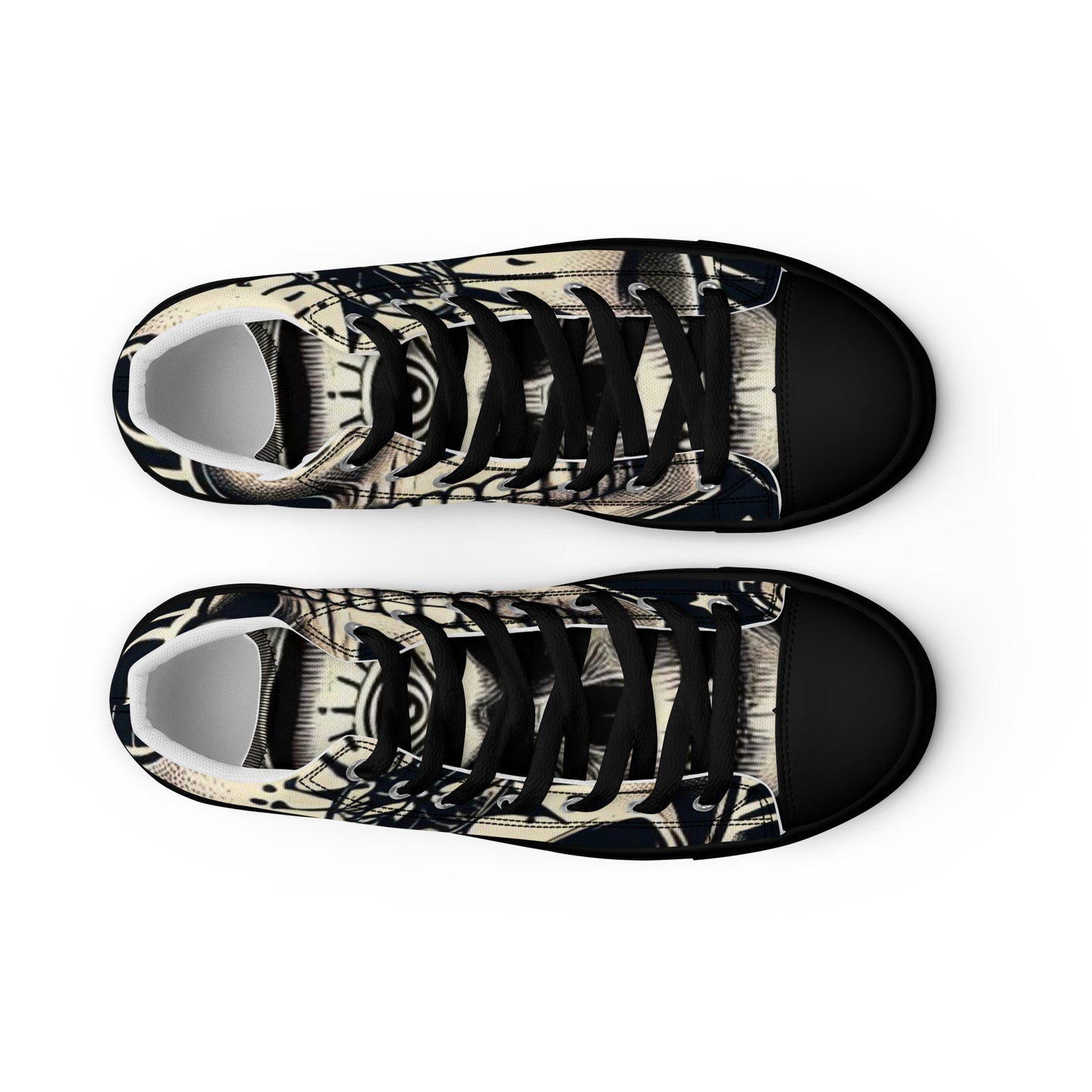 Men’s high top canvas shoes