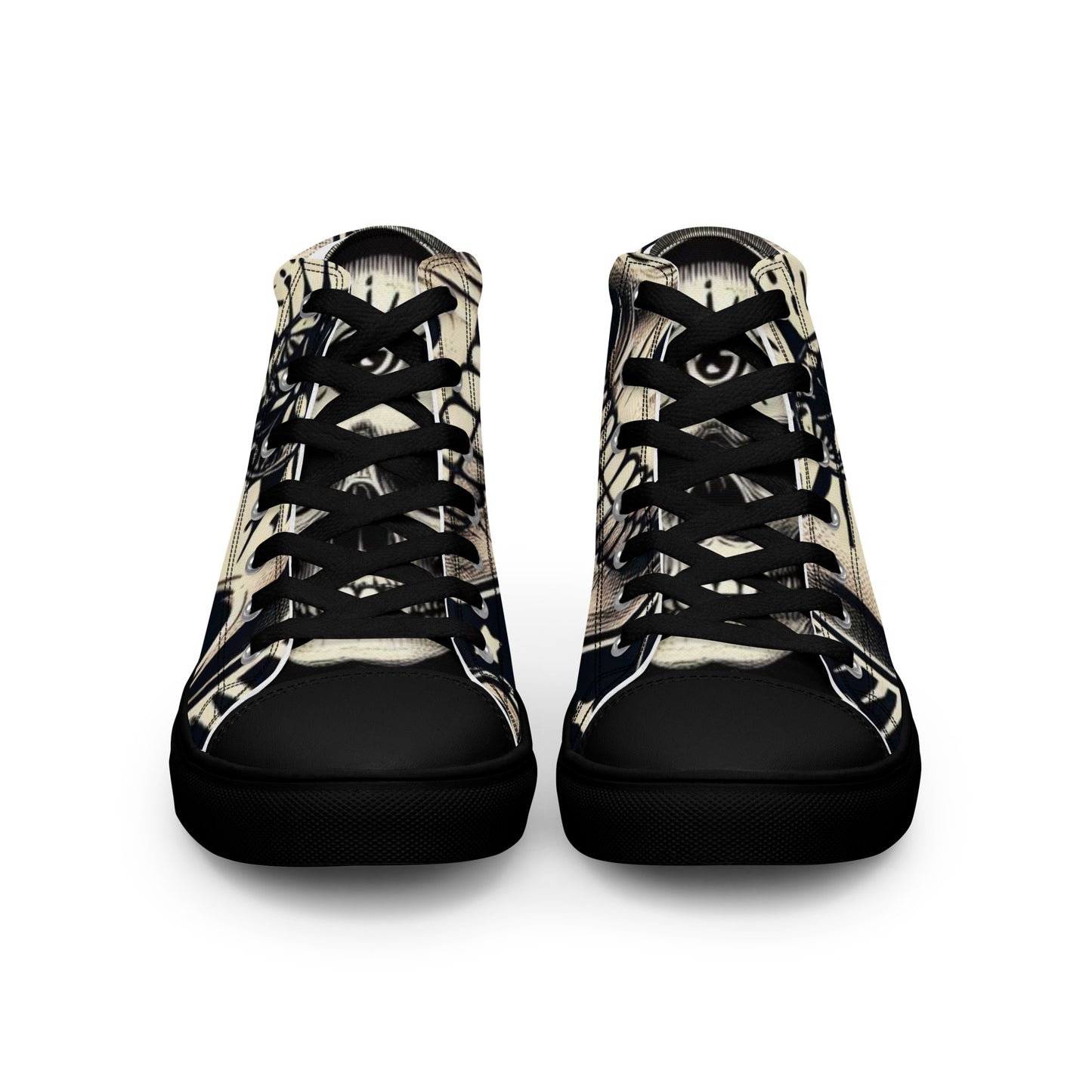 Men’s high top canvas shoes