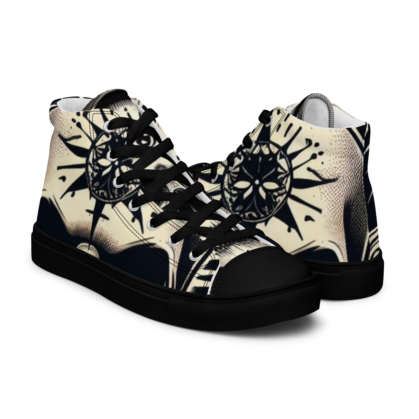 Men’s high top canvas shoes