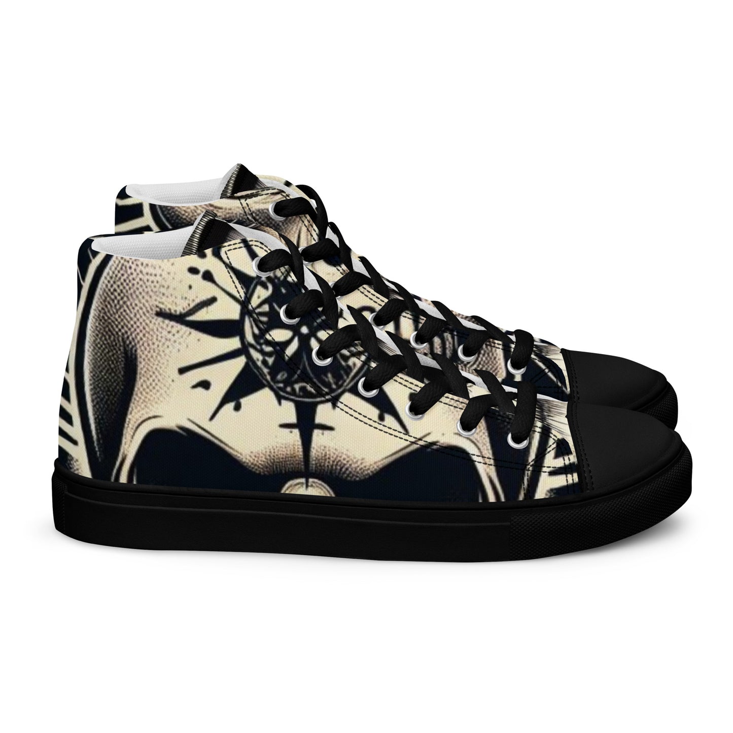 Men’s high top canvas shoes