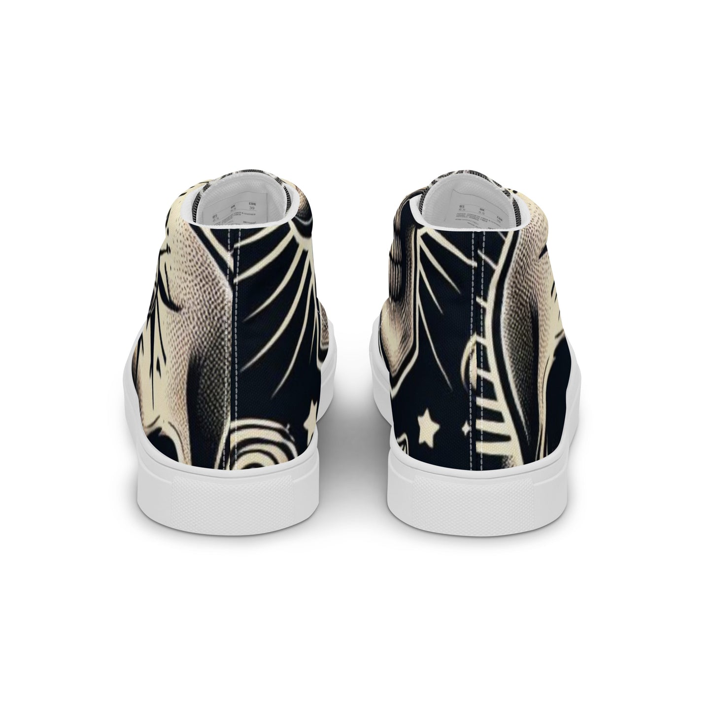Men’s high top canvas shoes