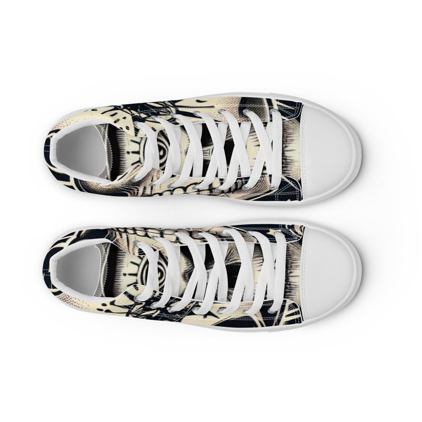 Men’s high top canvas shoes
