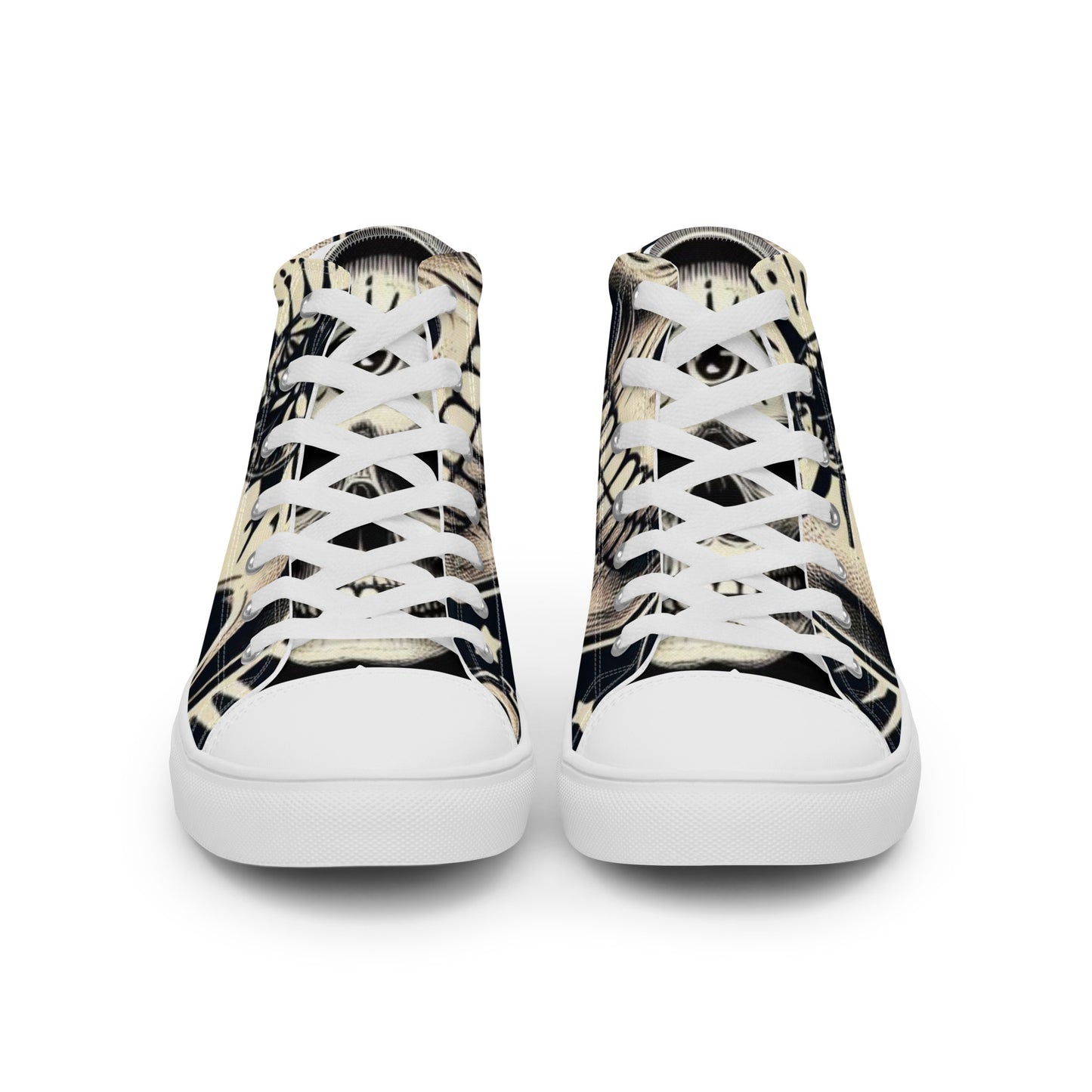 Men’s high top canvas shoes