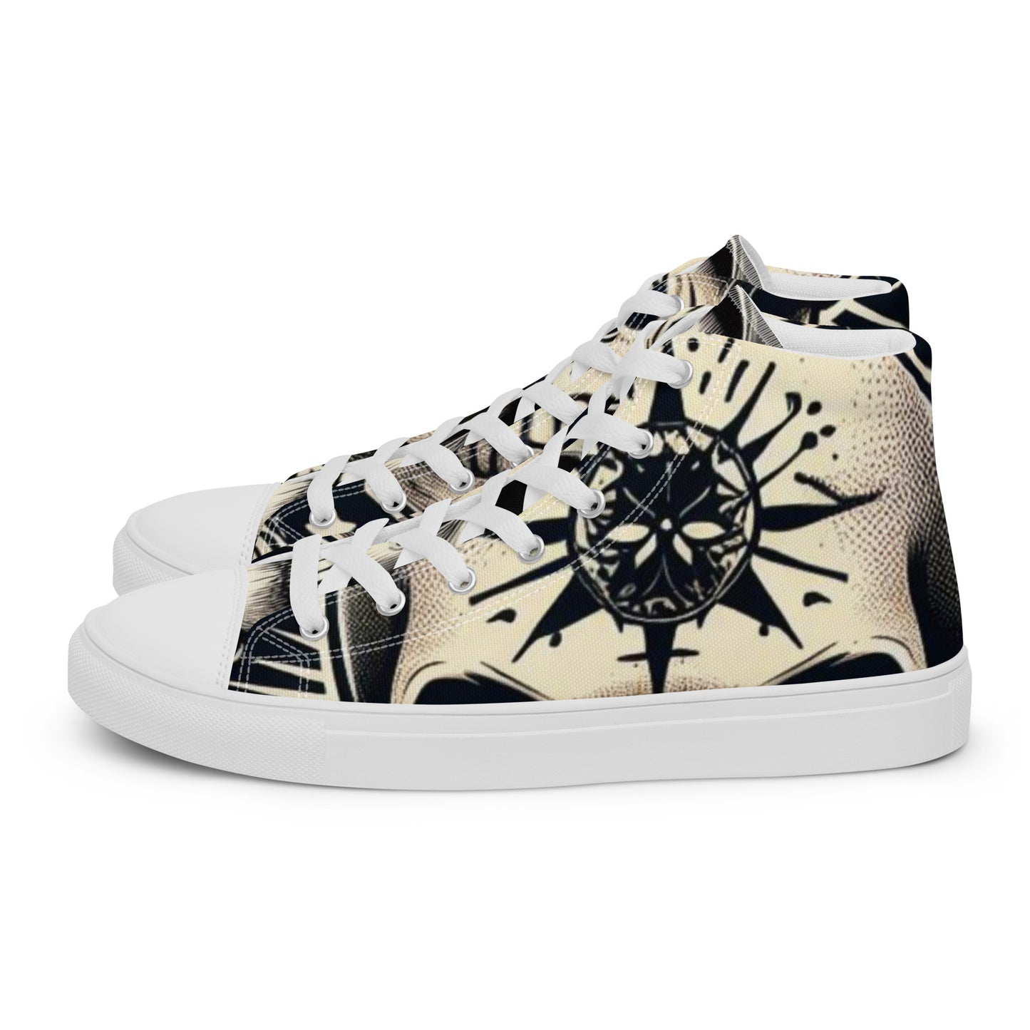 Men’s high top canvas shoes