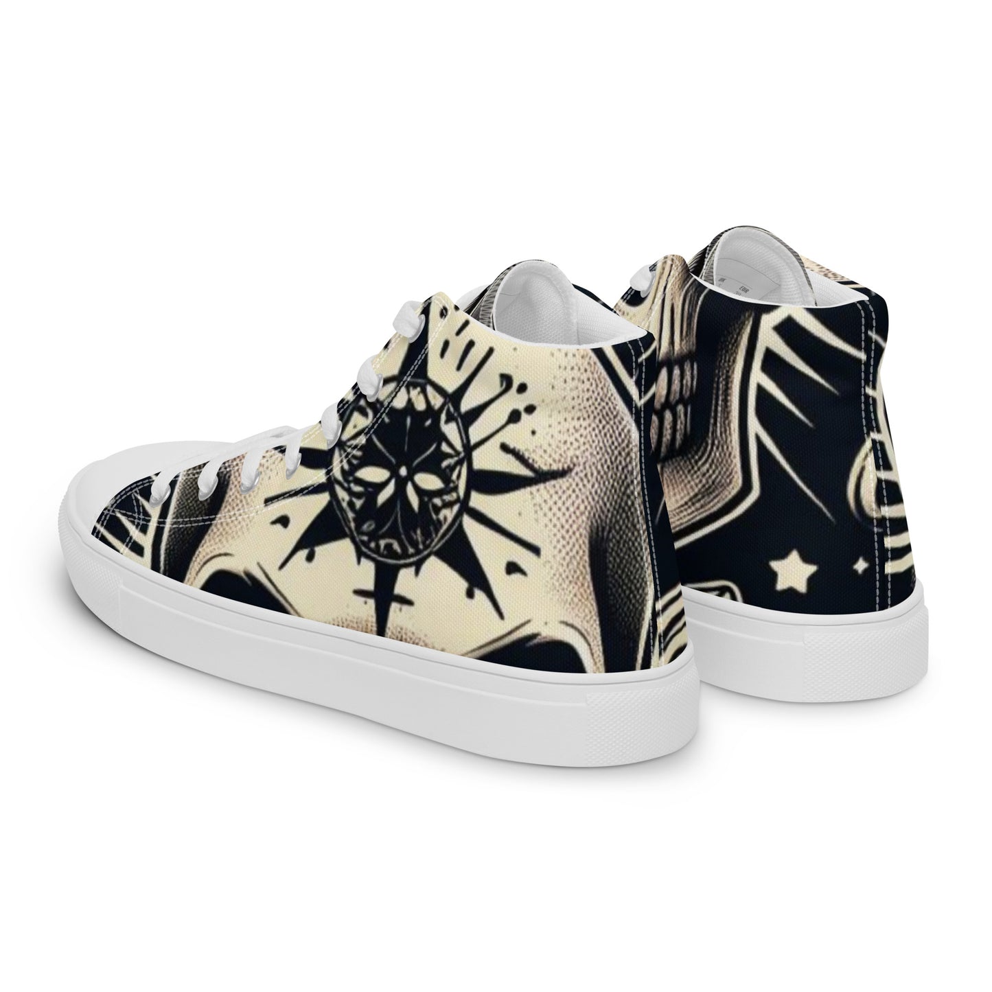 Men’s high top canvas shoes