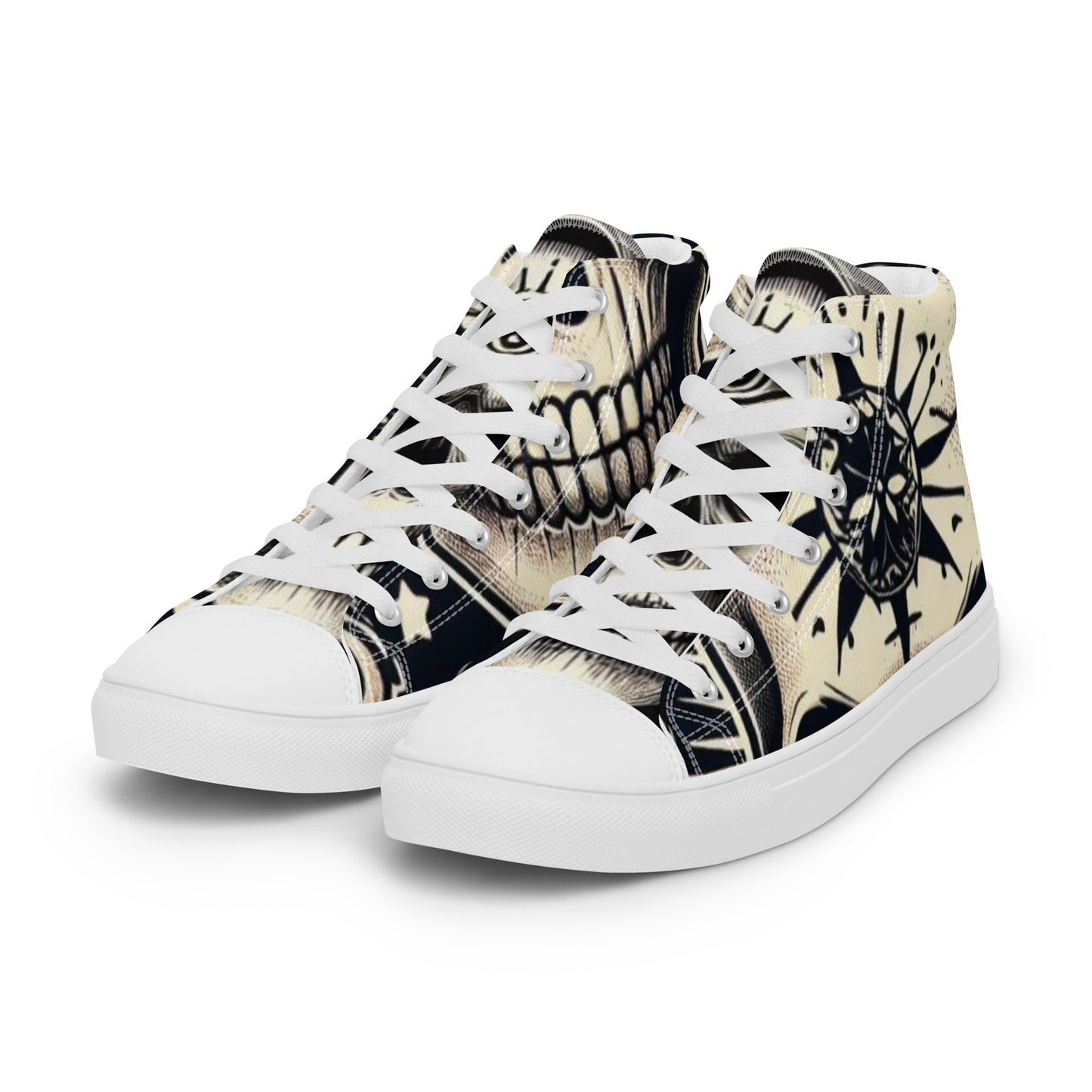 Men’s high top canvas shoes