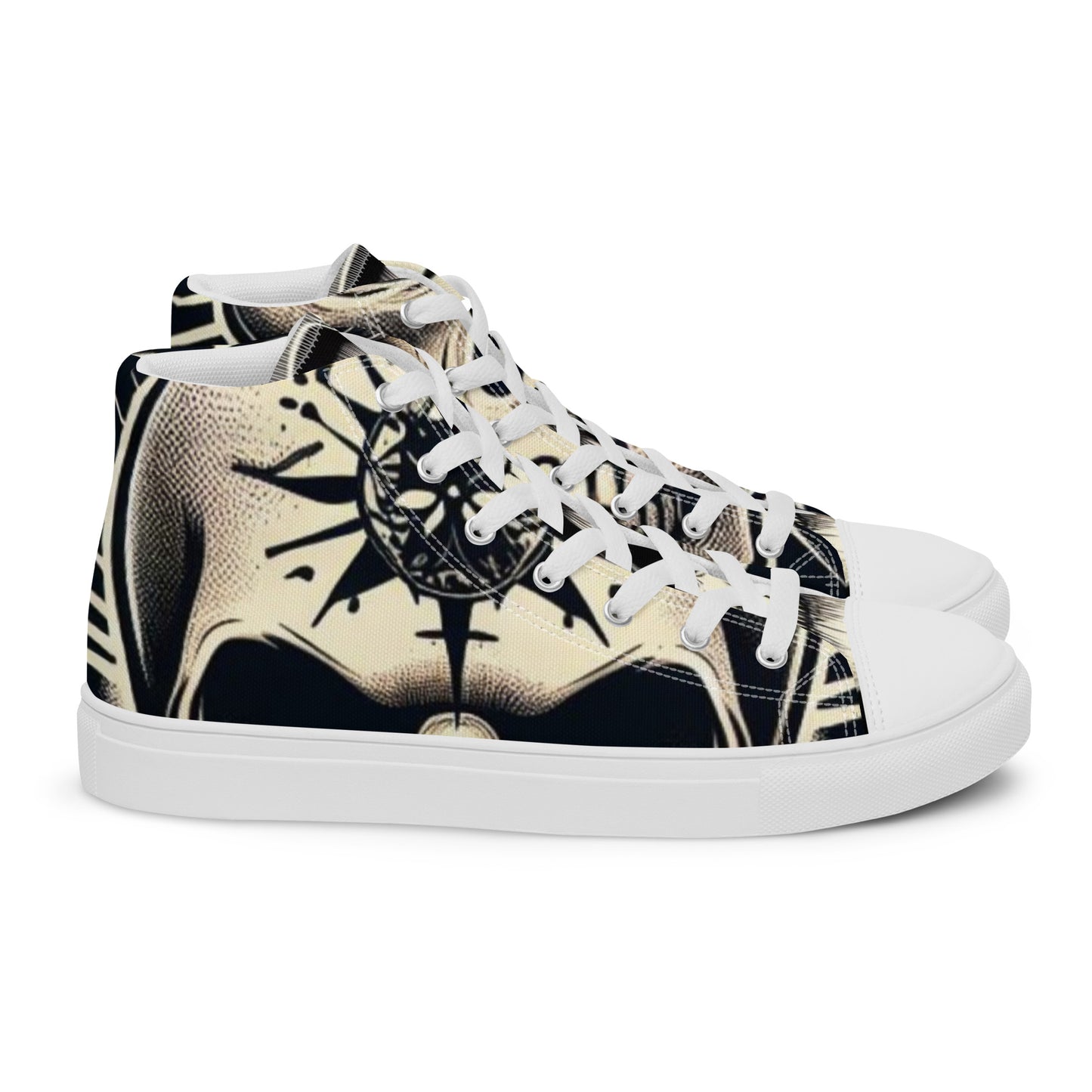 Men’s high top canvas shoes