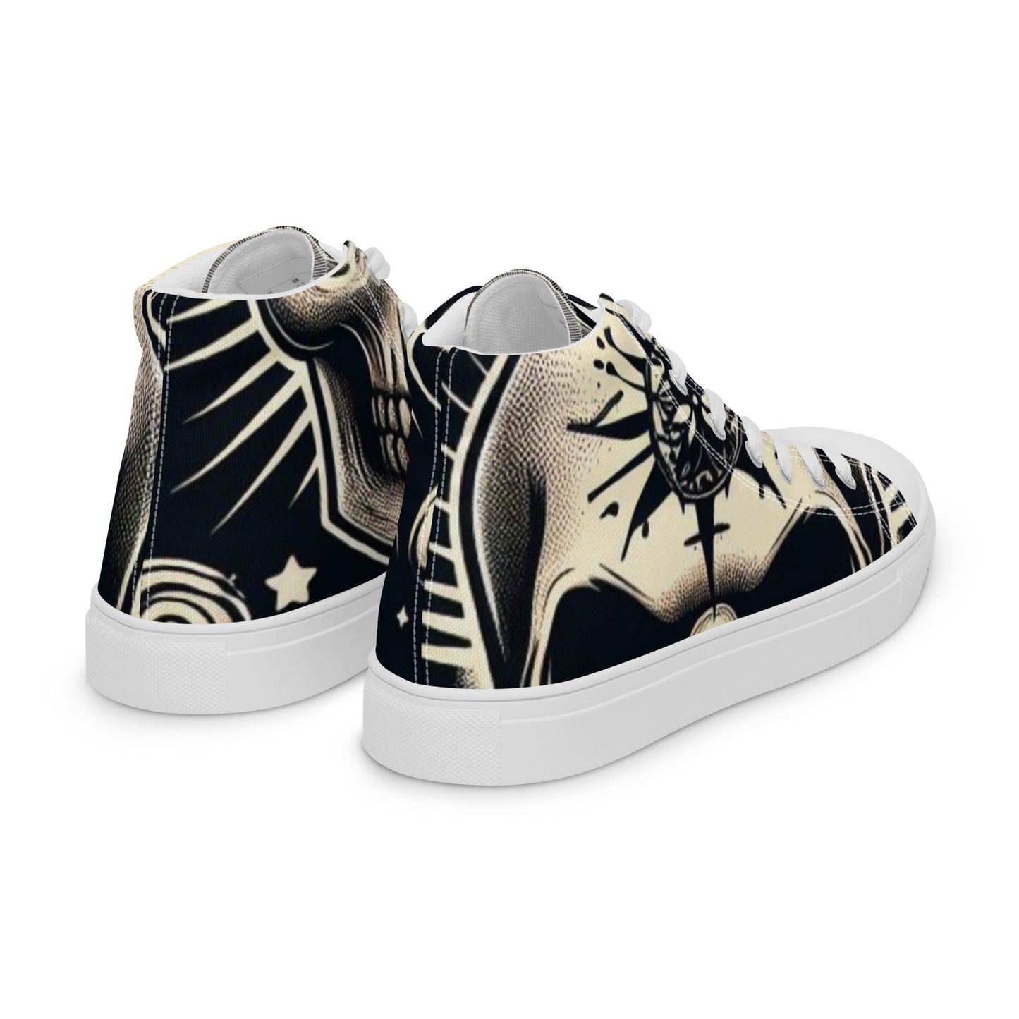 Men’s high top canvas shoes