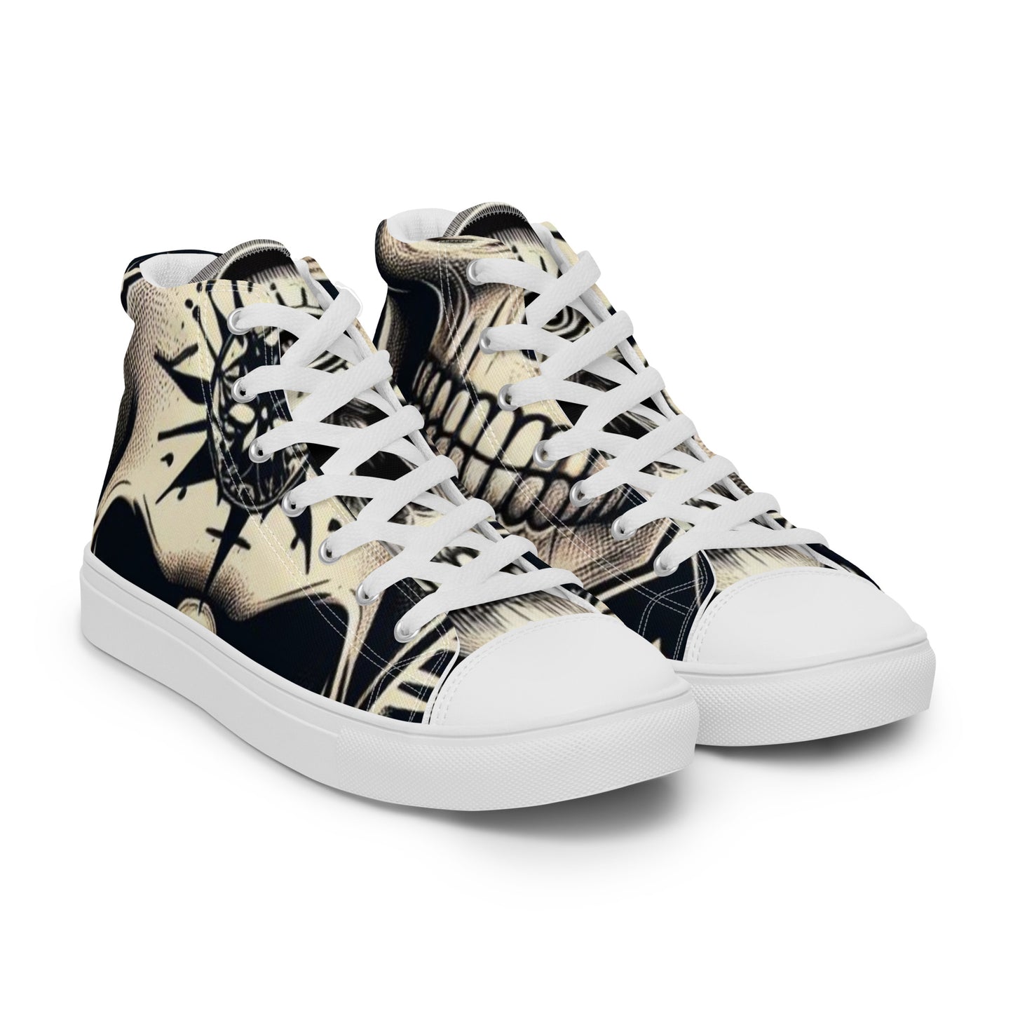 Men’s high top canvas shoes