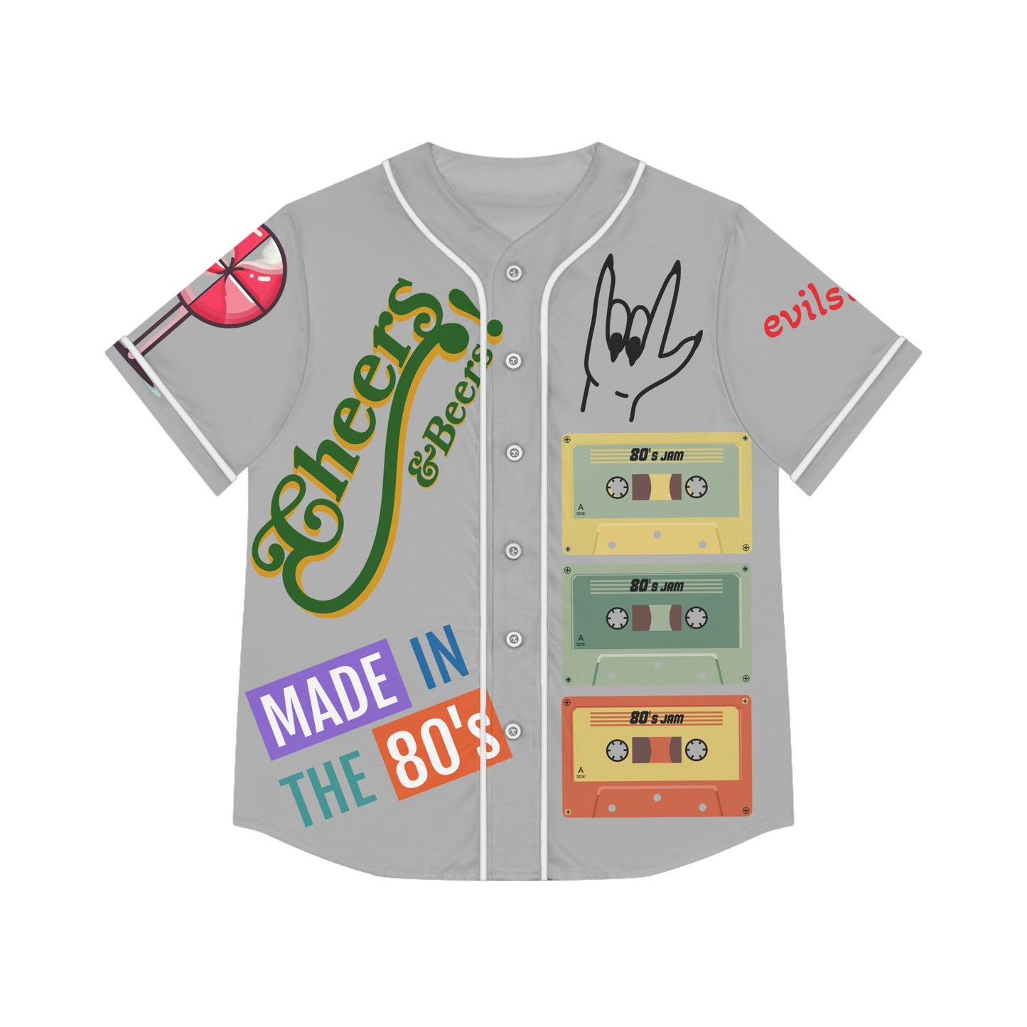 Women's Baseball Jersey (AOP)