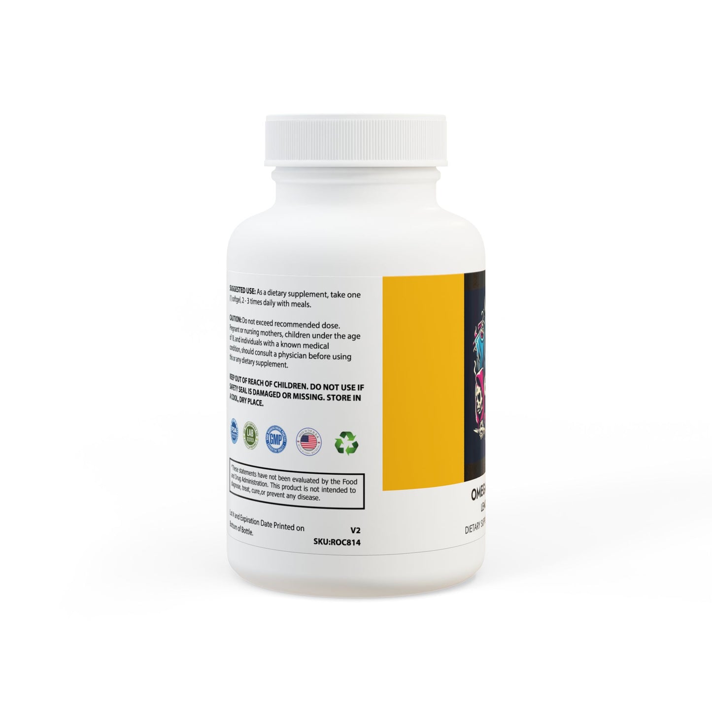 Omega 3 Fish Oil Supplement (60 Softgels)