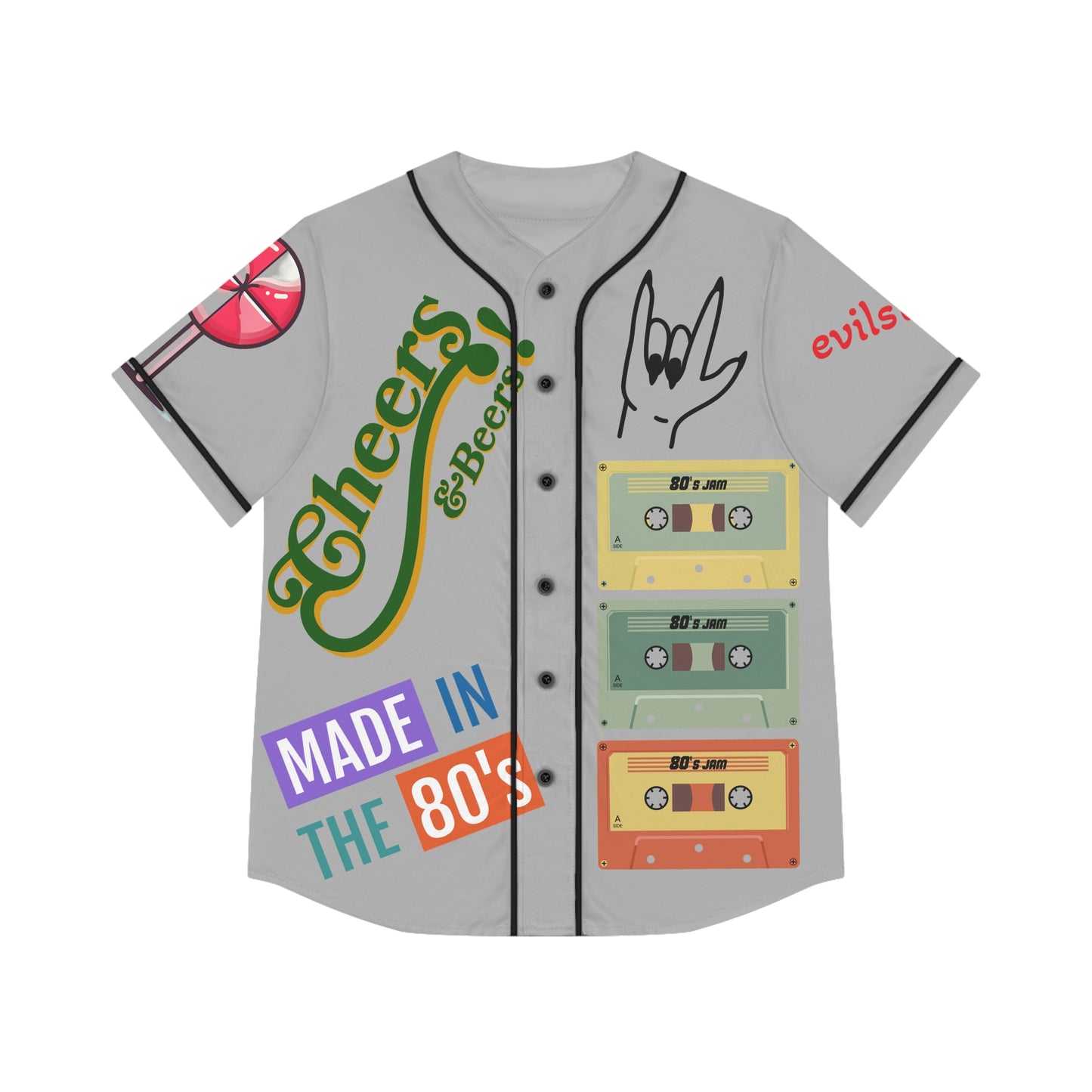 Women's Baseball Jersey (AOP)