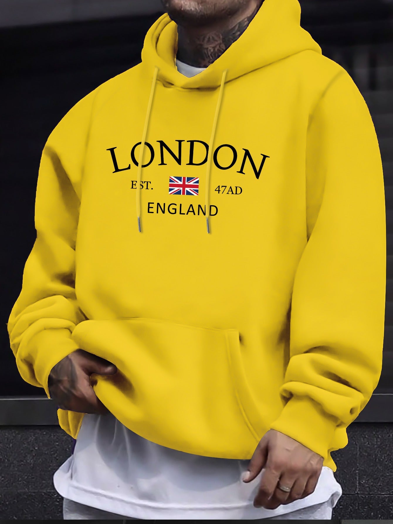 Fashion Personalized Printed Men's Hoodie Casual