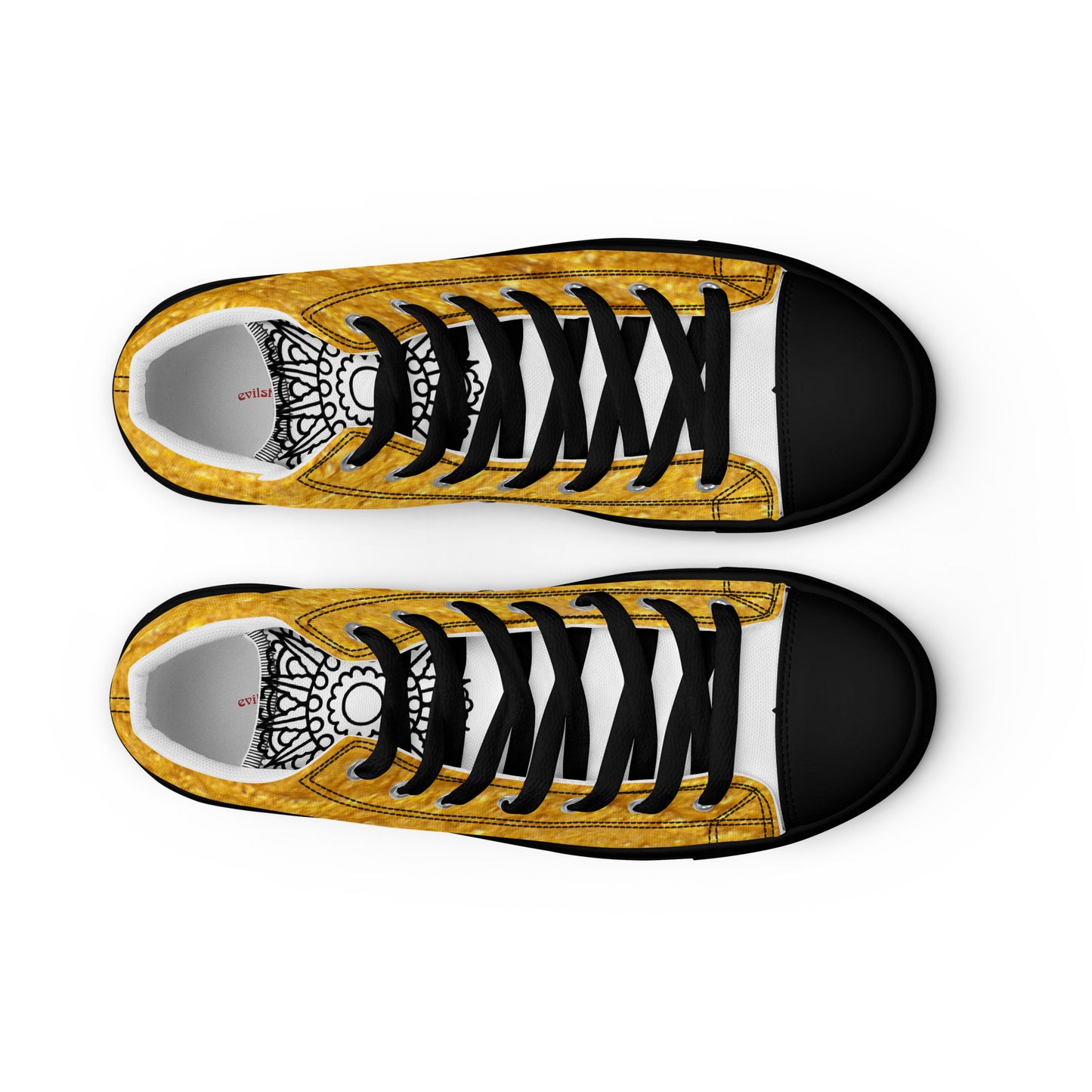 Men’s high top canvas shoes