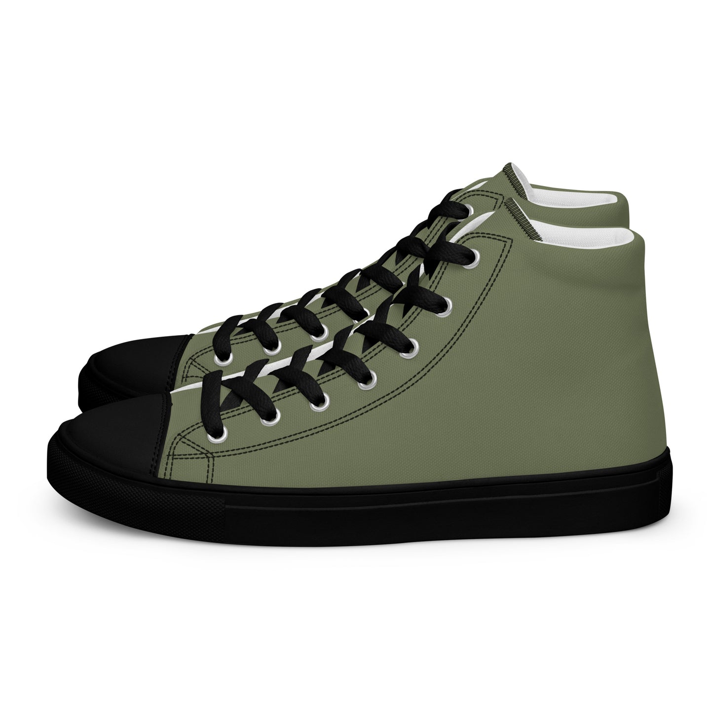 Men’s high top canvas shoes