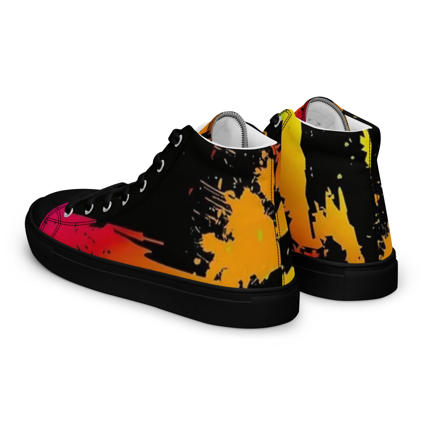 Men’s high top canvas shoes