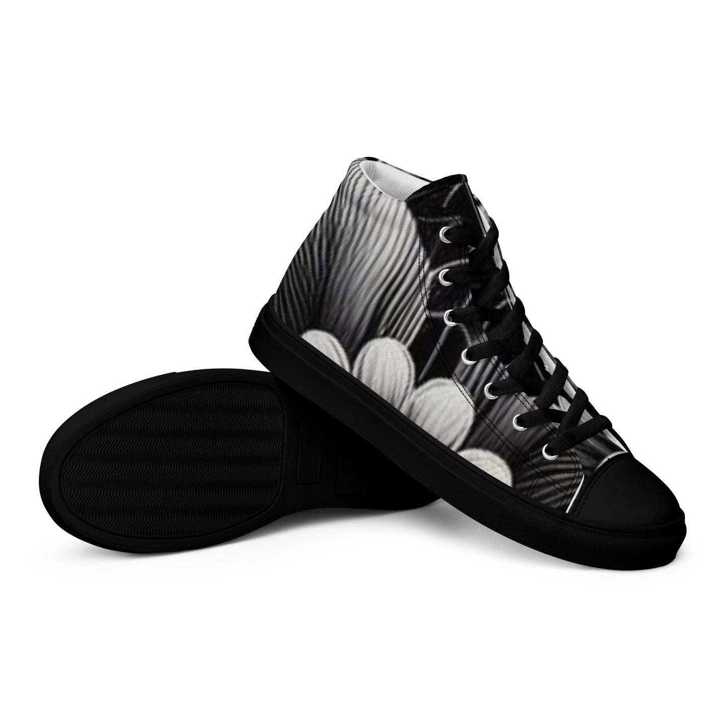 Men’s high top canvas shoes