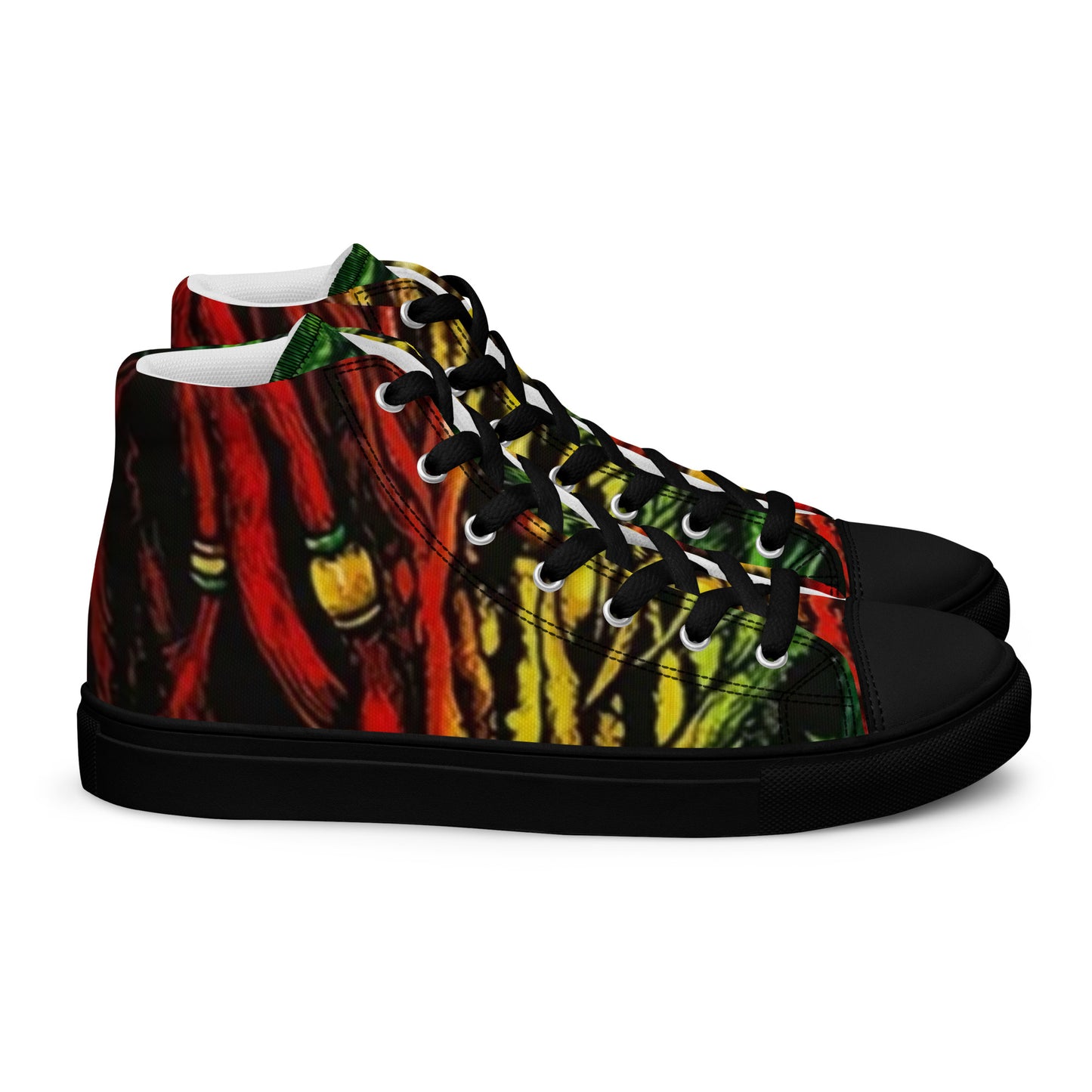 Men’s high top canvas shoes