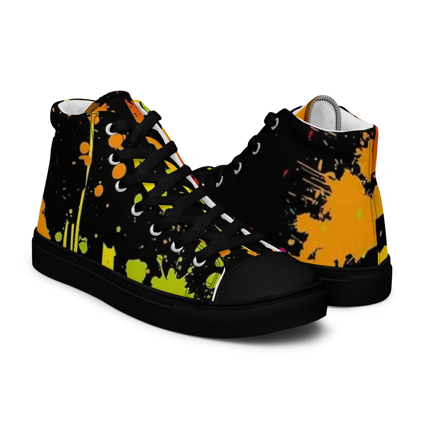 Men’s high top canvas shoes