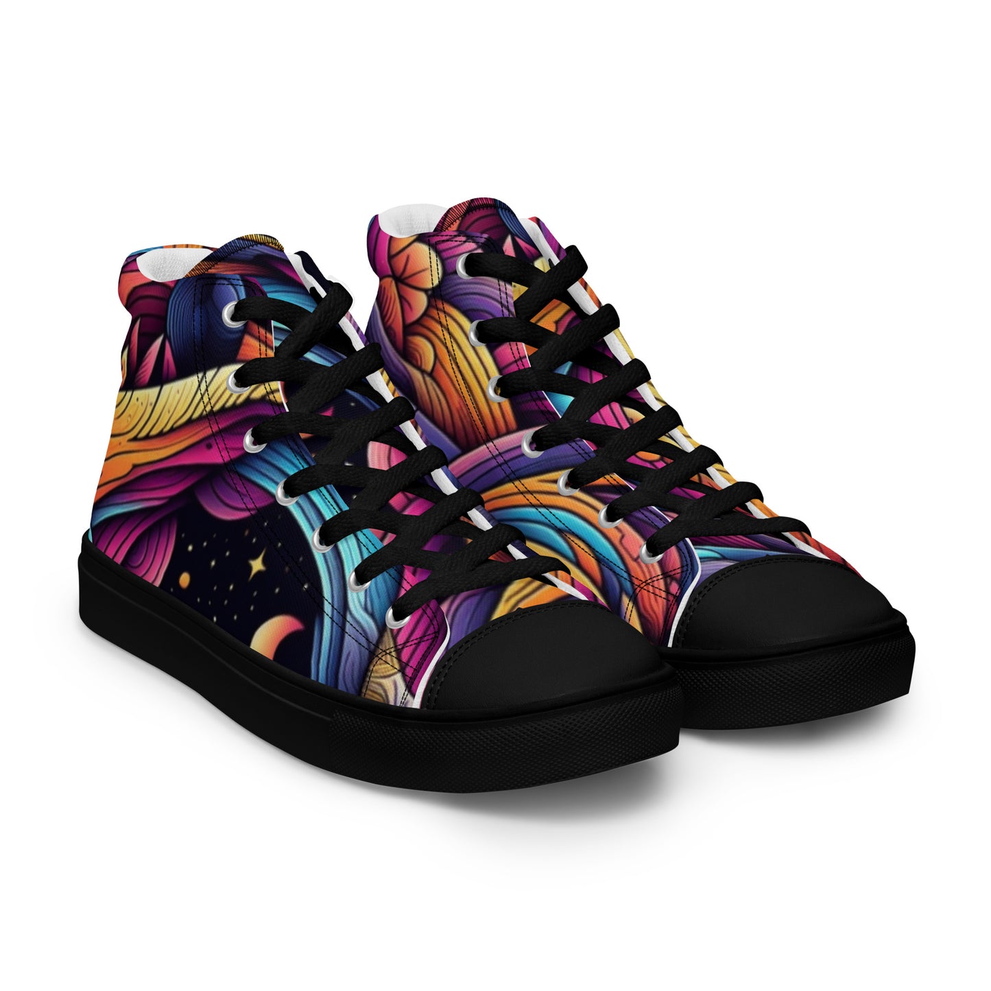 Men’s high top canvas shoes