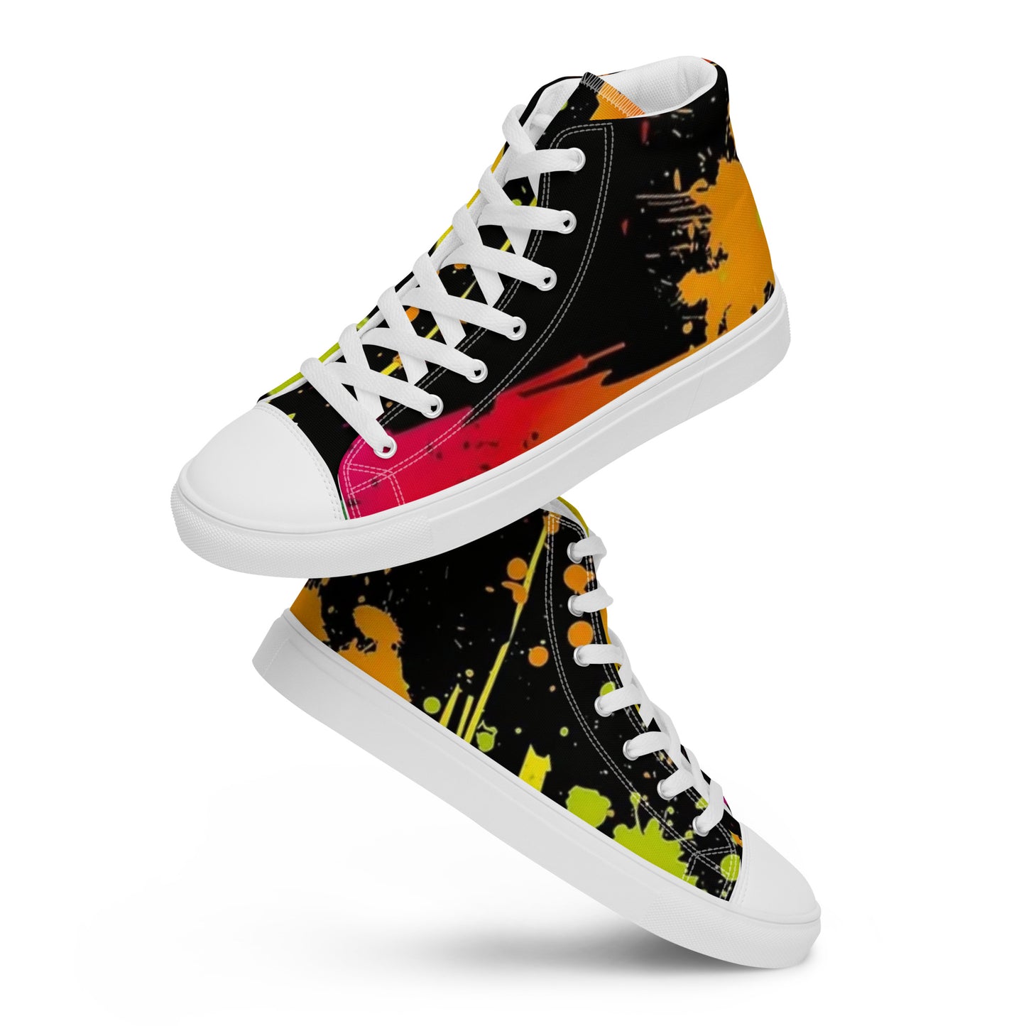 Men’s high top canvas shoes