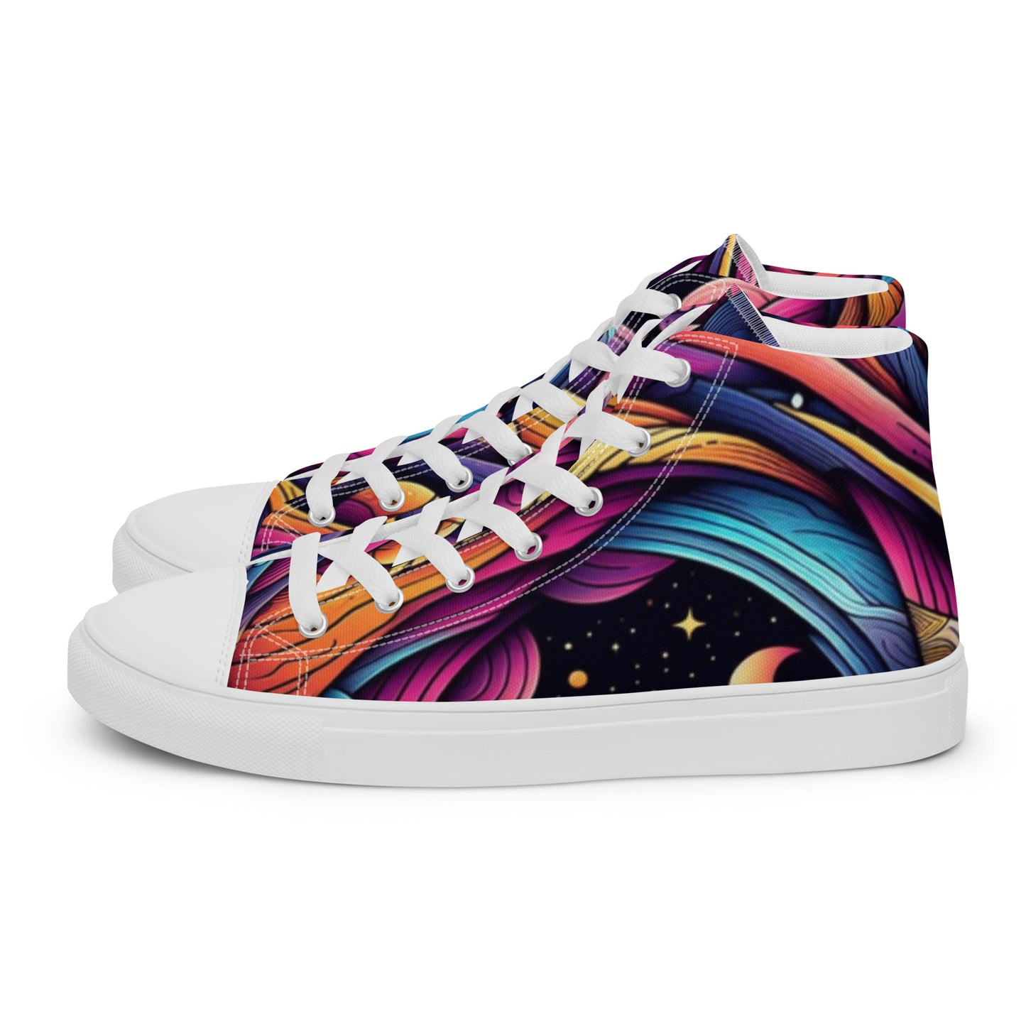 Men’s high top canvas shoes