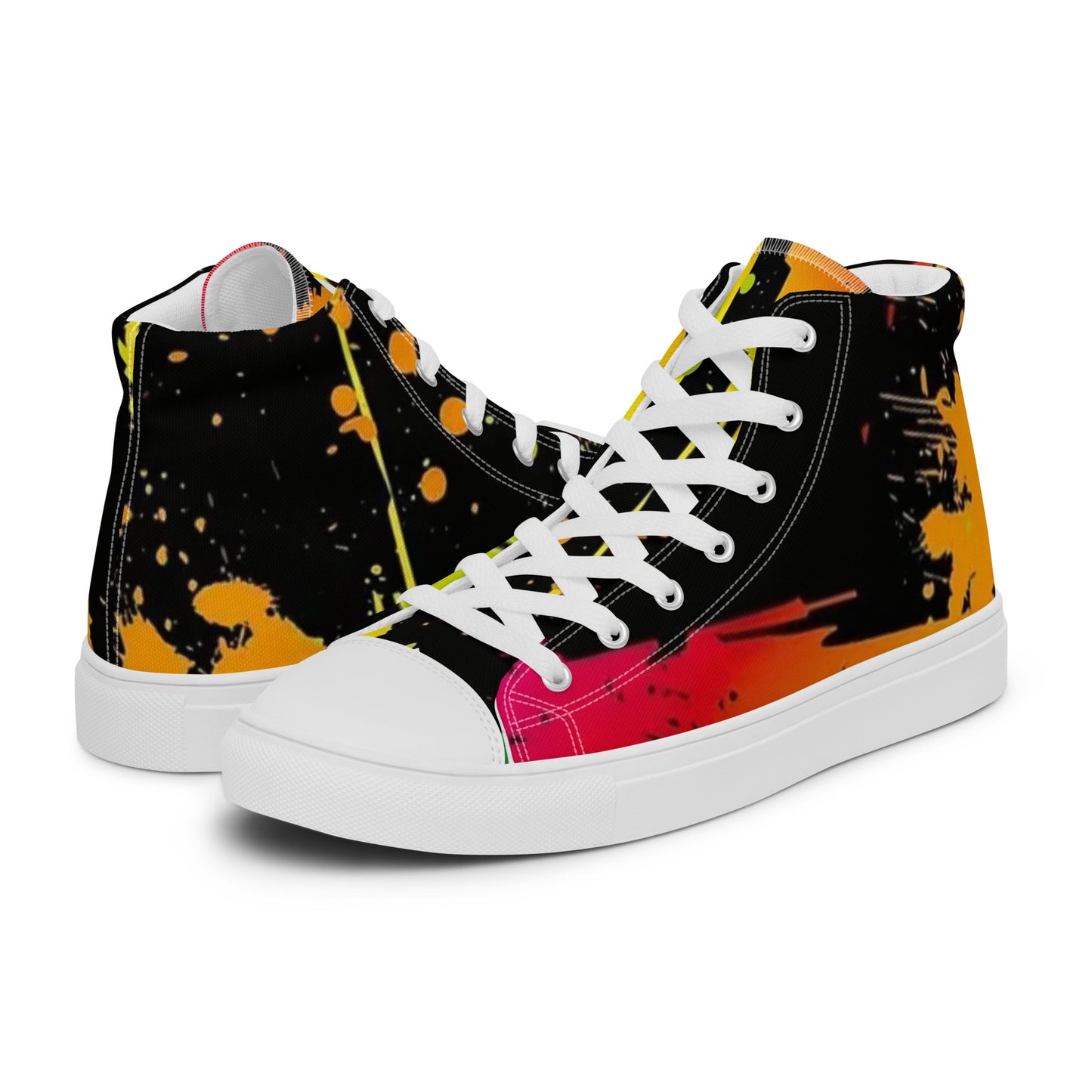 Men’s high top canvas shoes