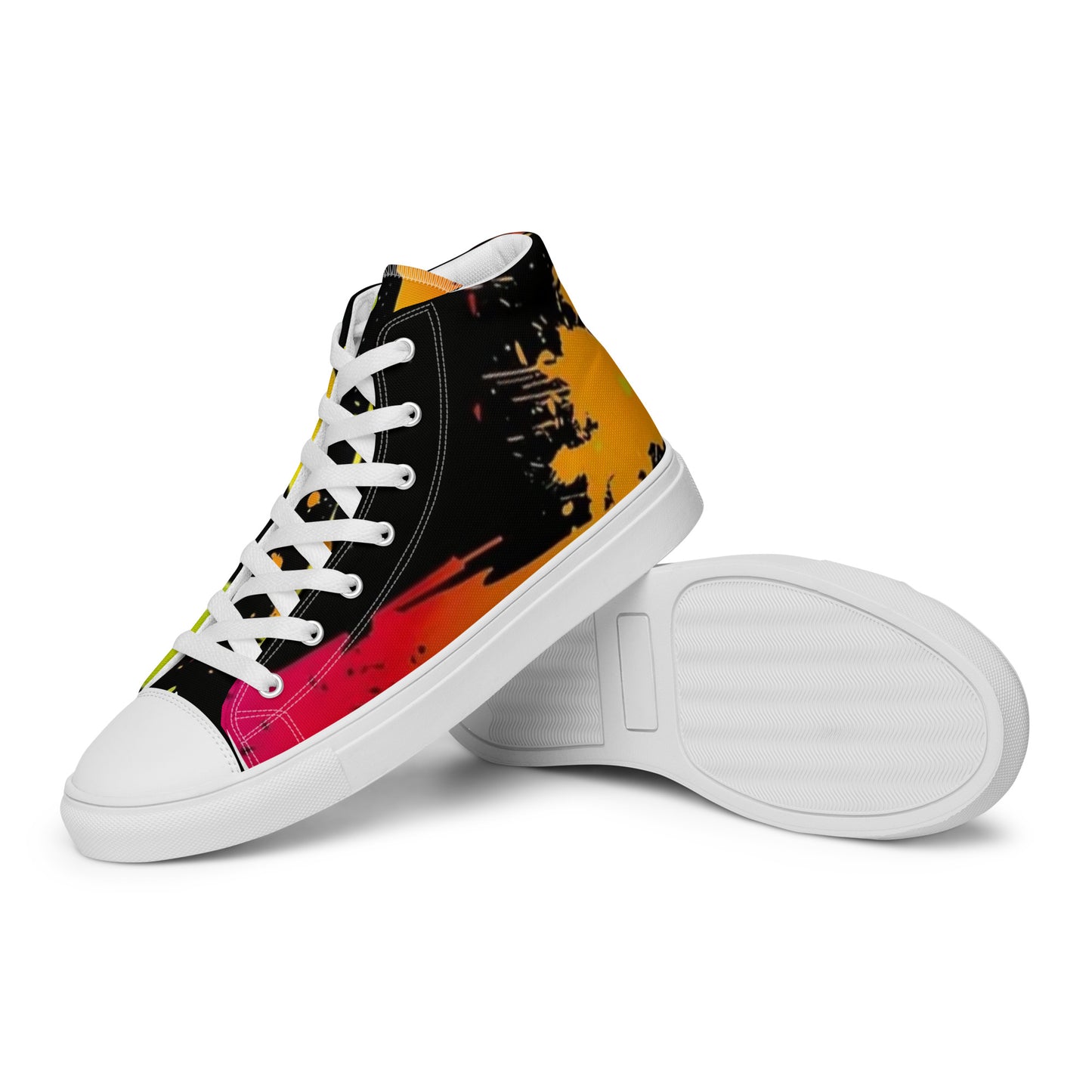 Men’s high top canvas shoes