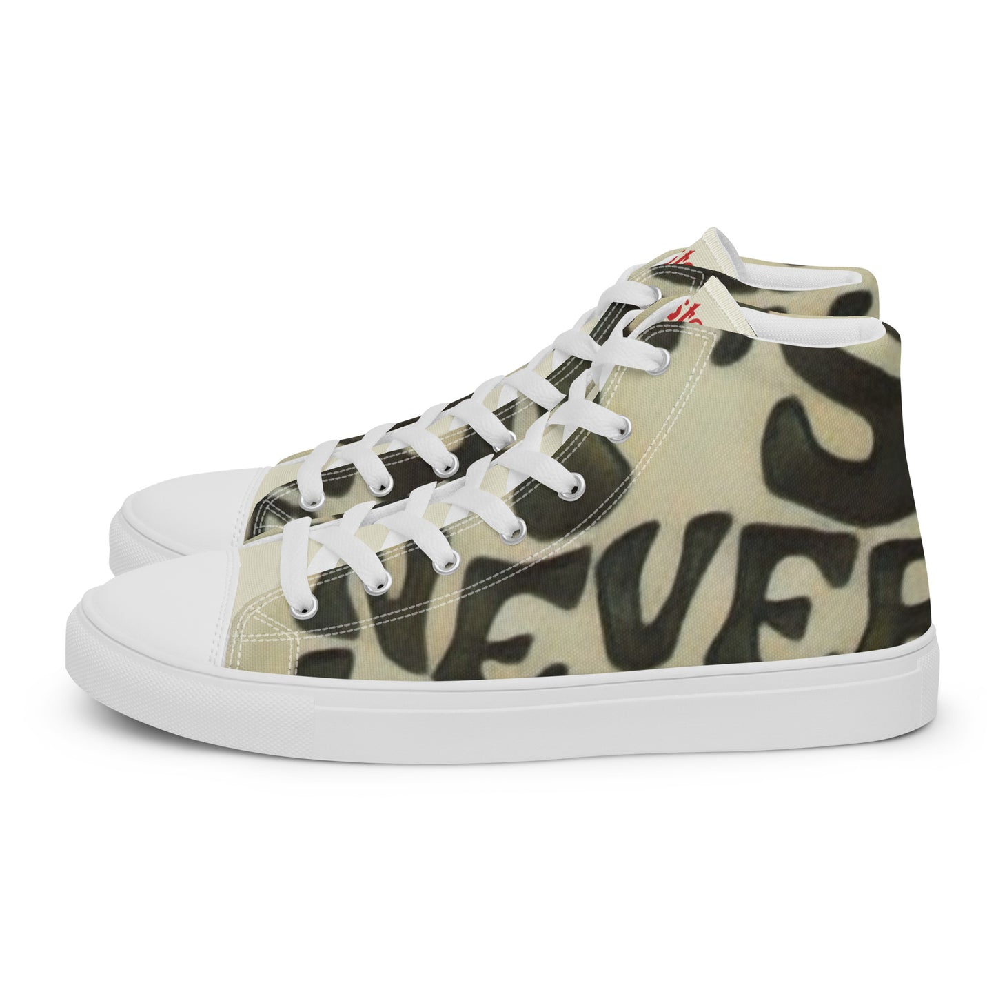 Men’s high top canvas shoes