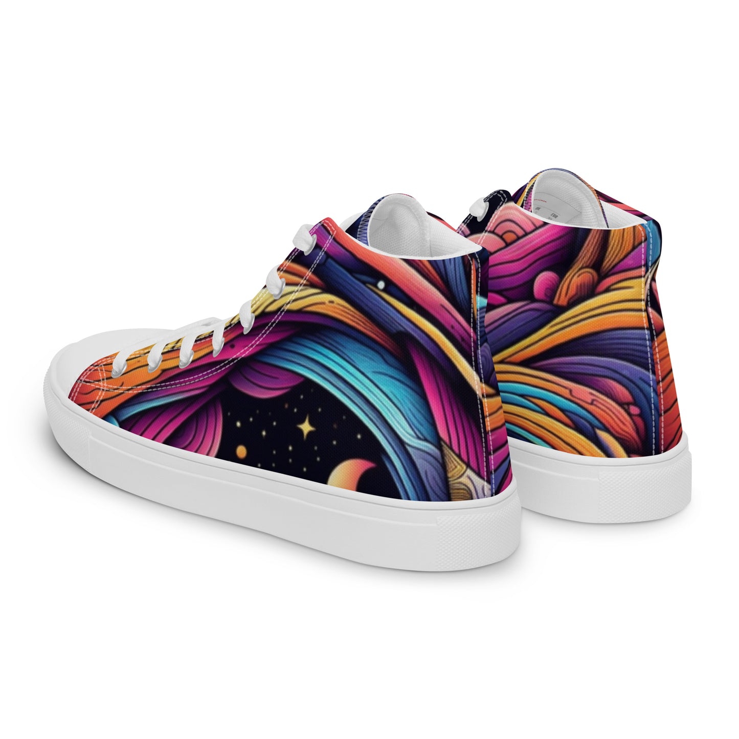 Men’s high top canvas shoes