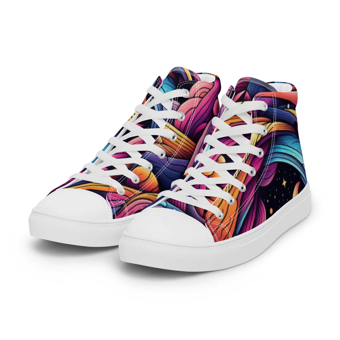 Men’s high top canvas shoes