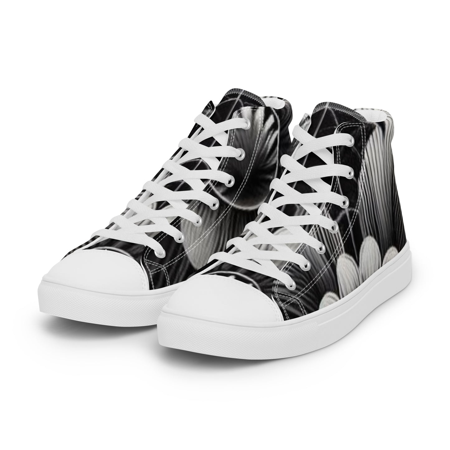 Men’s high top canvas shoes