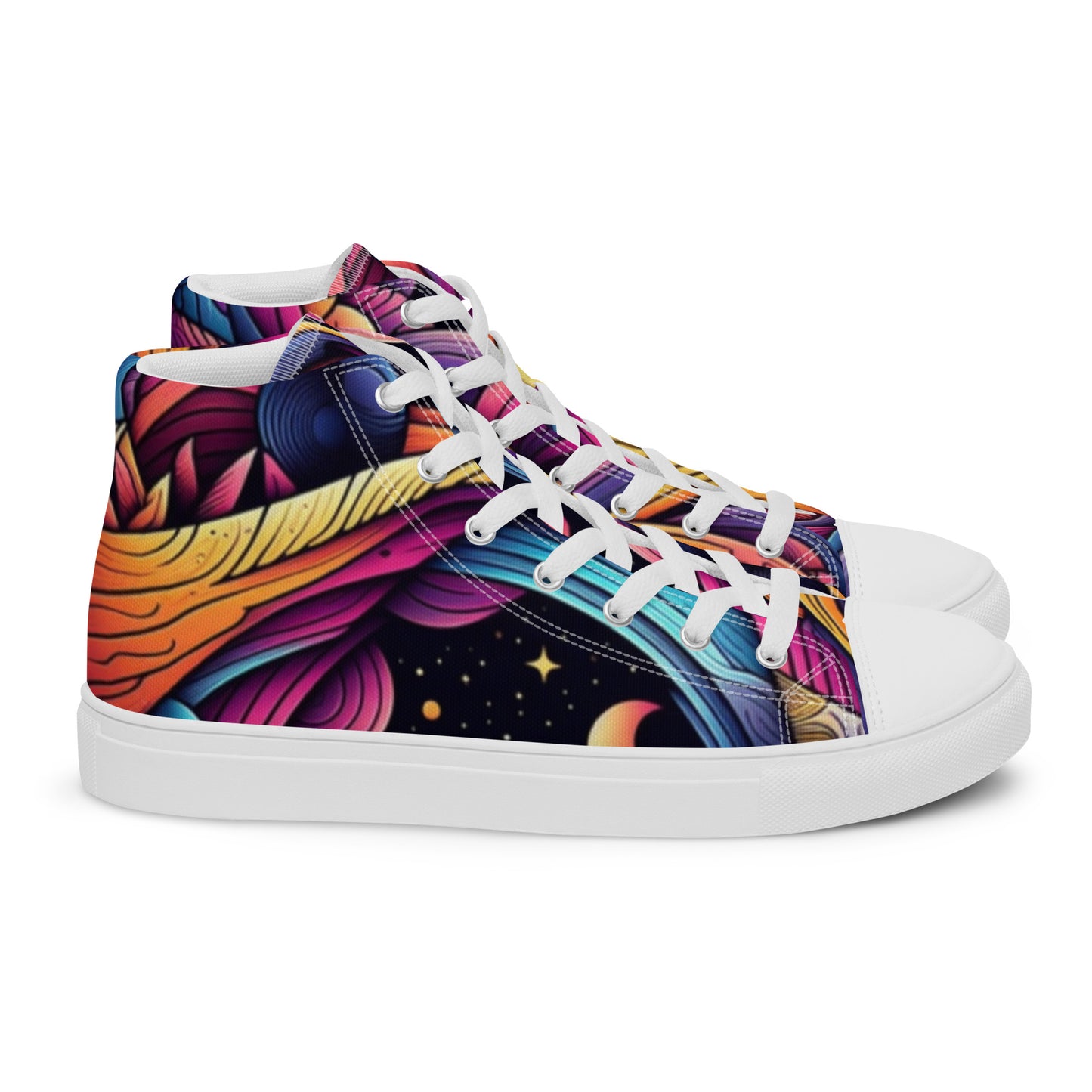 Men’s high top canvas shoes