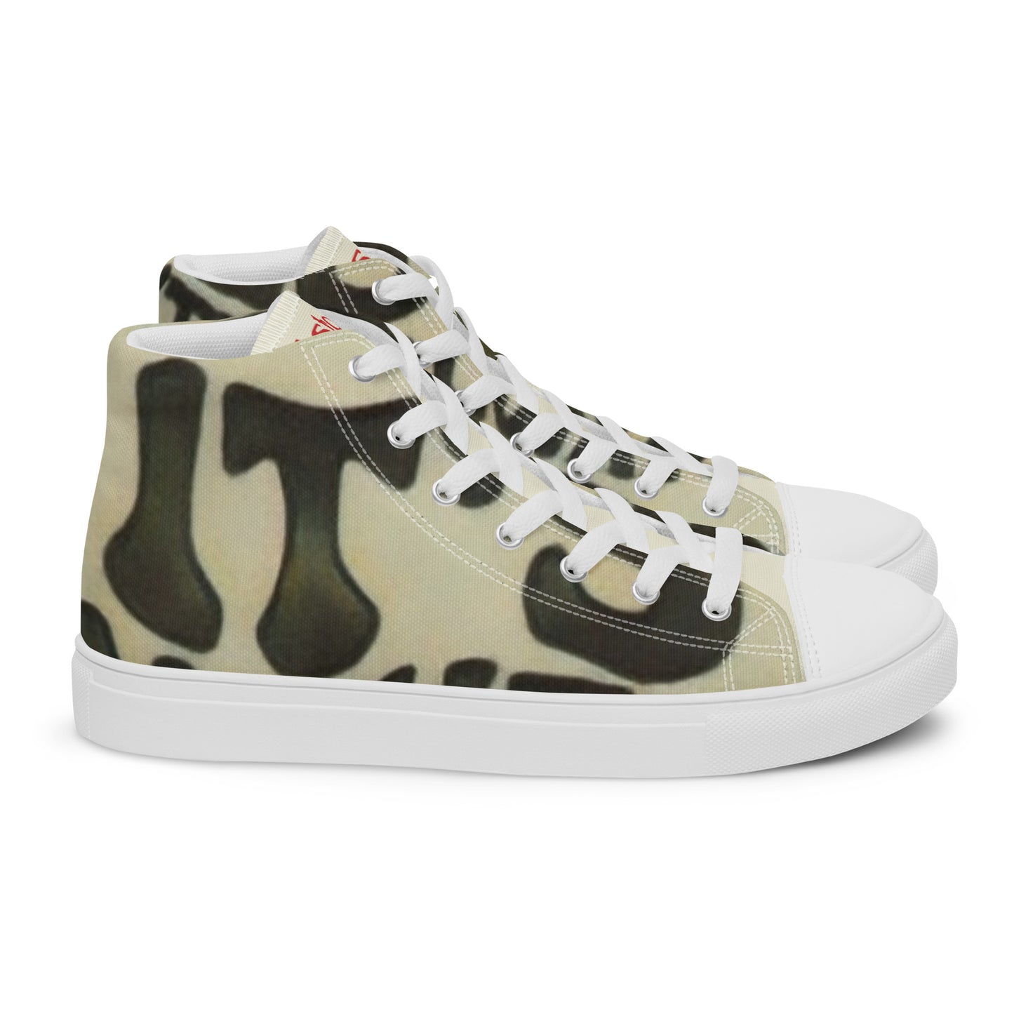 Men’s high top canvas shoes