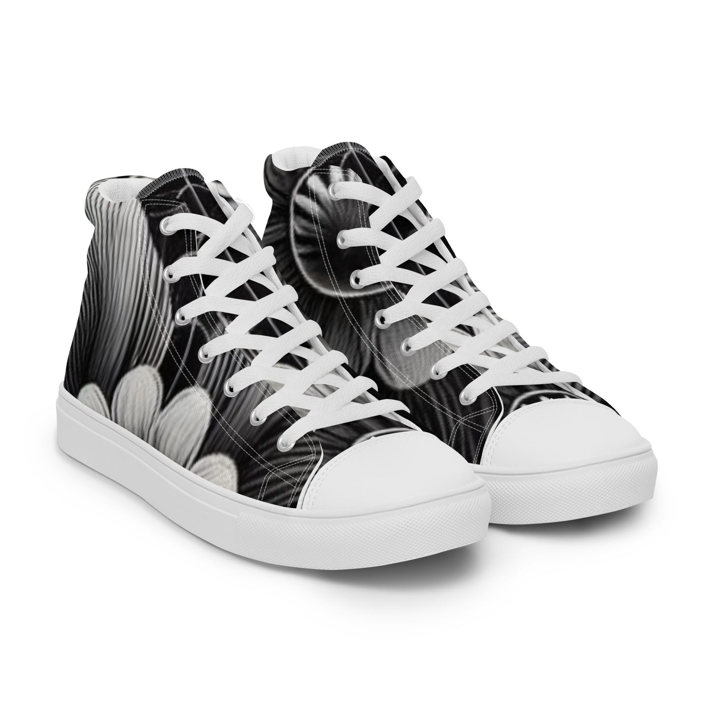 Men’s high top canvas shoes