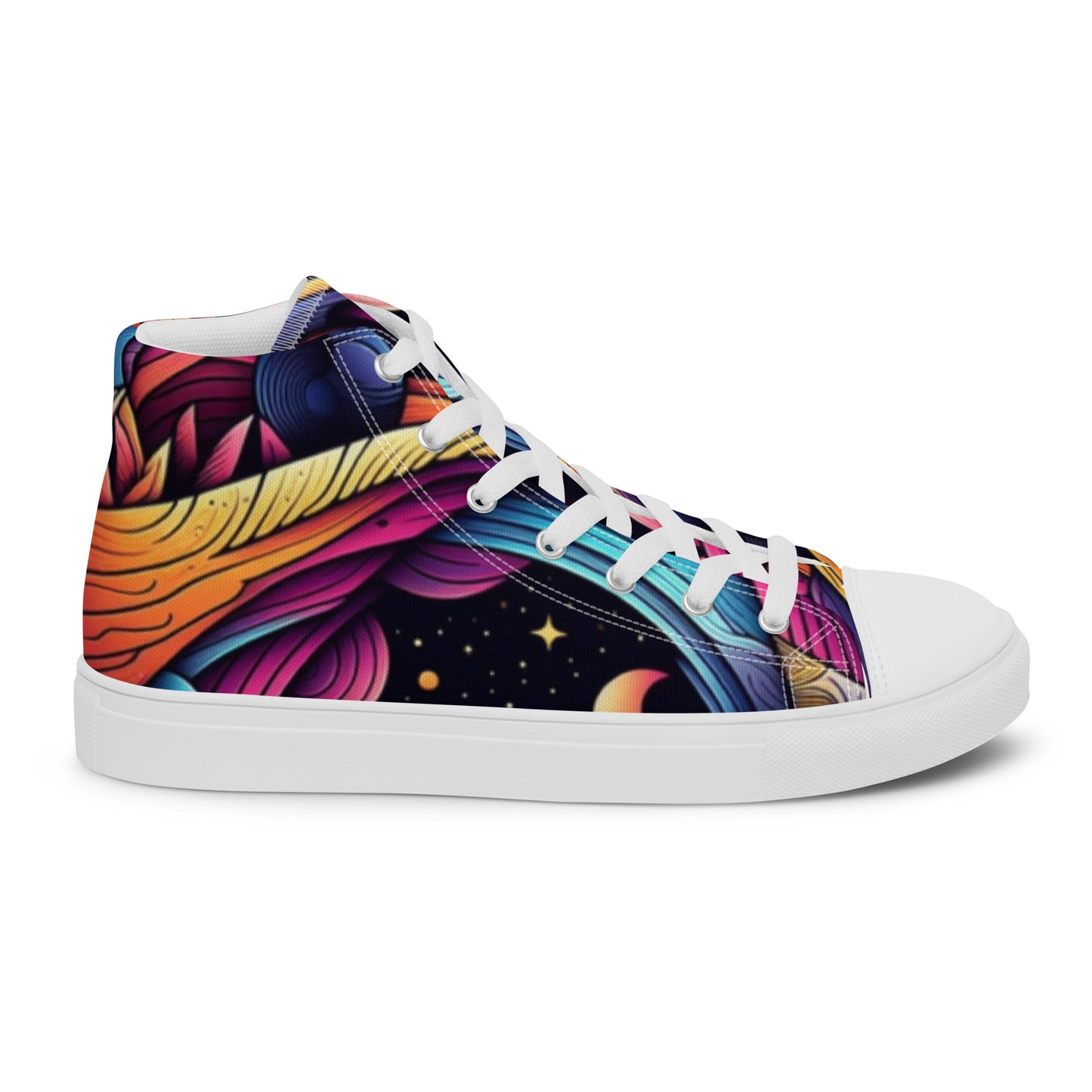 Men’s high top canvas shoes