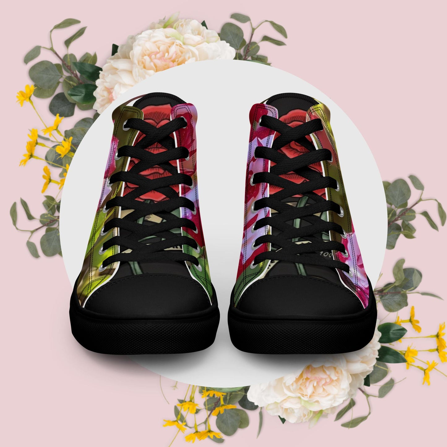 Women’s high top canvas shoes